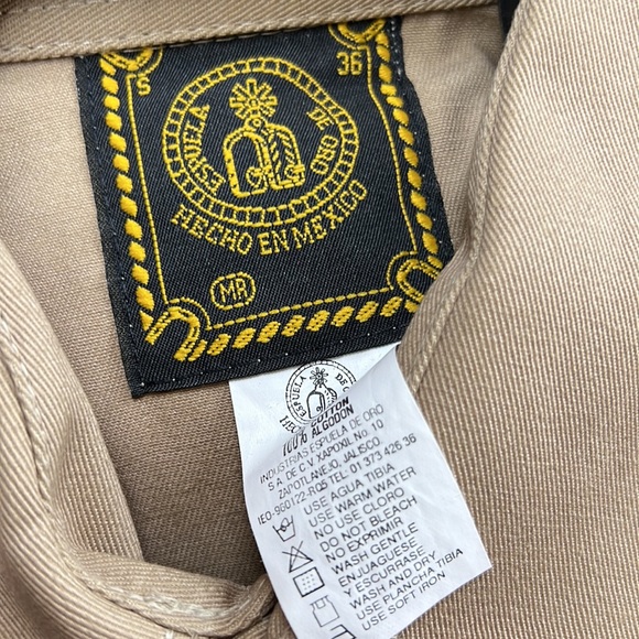 SzS Espuela De Oro Long Sleeve Button Down Western Ranch Rodeo Shirt NWOT - Picture 7 of 8